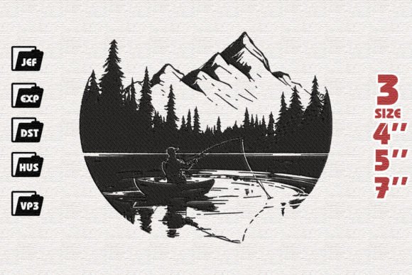 A Man Fishing Embroidery Review