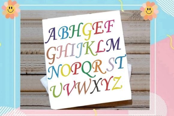 Adorable Uppercase Alphabet Monogram Review