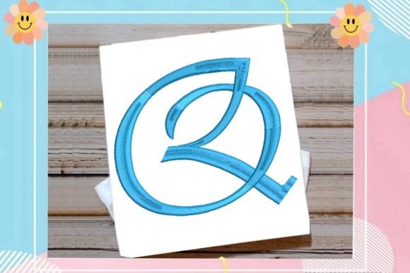 Beautiful Monogram Q Letter Review for Sweatshirt Embroidery
