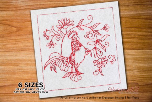 Beautiful Rooster with Floral Branch Review