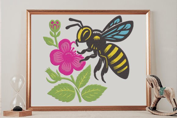 Cute Friendly Bee Embroidery Design Review