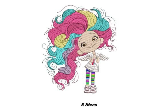 Cute Little Girl Angel Embroidery Design Review