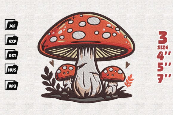 Cute Mushrooms Embroidery Review