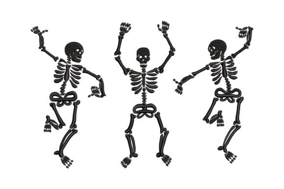Dancing Skeletons Embroidery Review