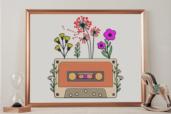 Floral Cassette Tape Embroidery Review