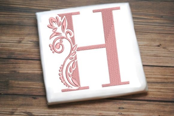 H Letter Elegant Illustrated Alphabet Decoration Review