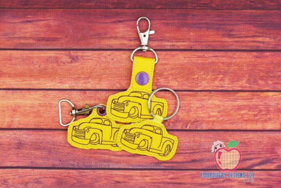 Oldies Truck ITH Key Fob Pattern Review