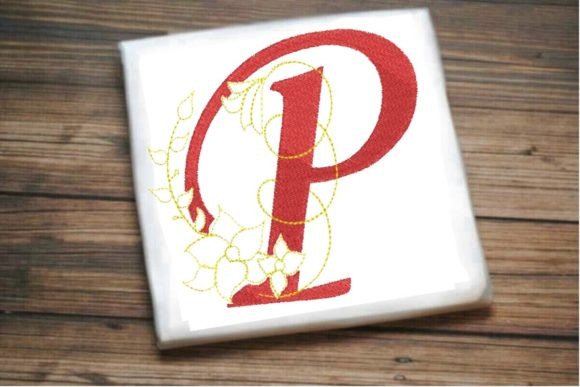 P Letter Vine Monogram Flower Review