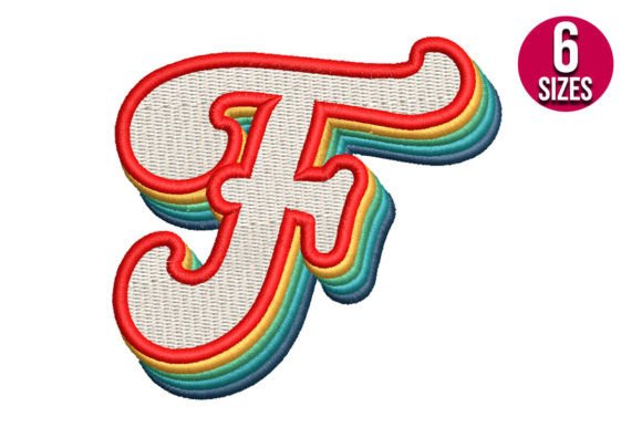 Retro Alphabet Letter F Review