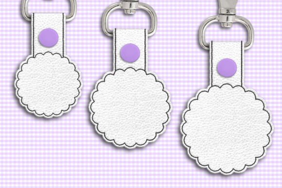 Scalloped Circle ITH Key Fob Review