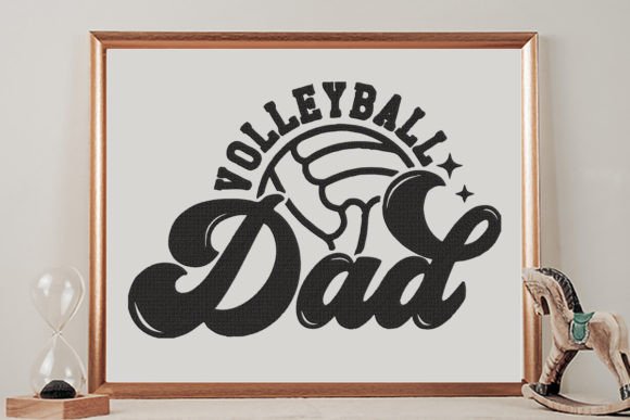 Volleyball Dad Embroidery Design Review