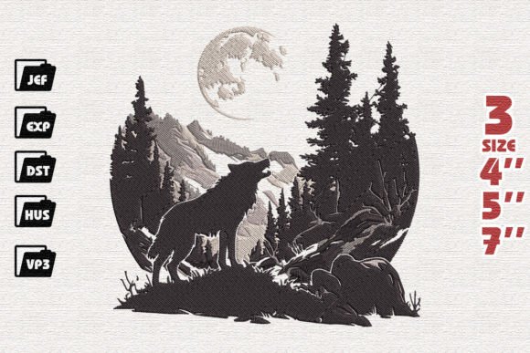 Wolf Moon Embroidery Review for Seasonal Creations