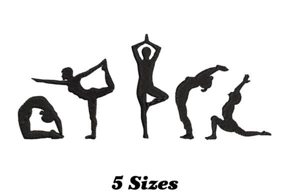 Yoga Classs Embroidery Design Review